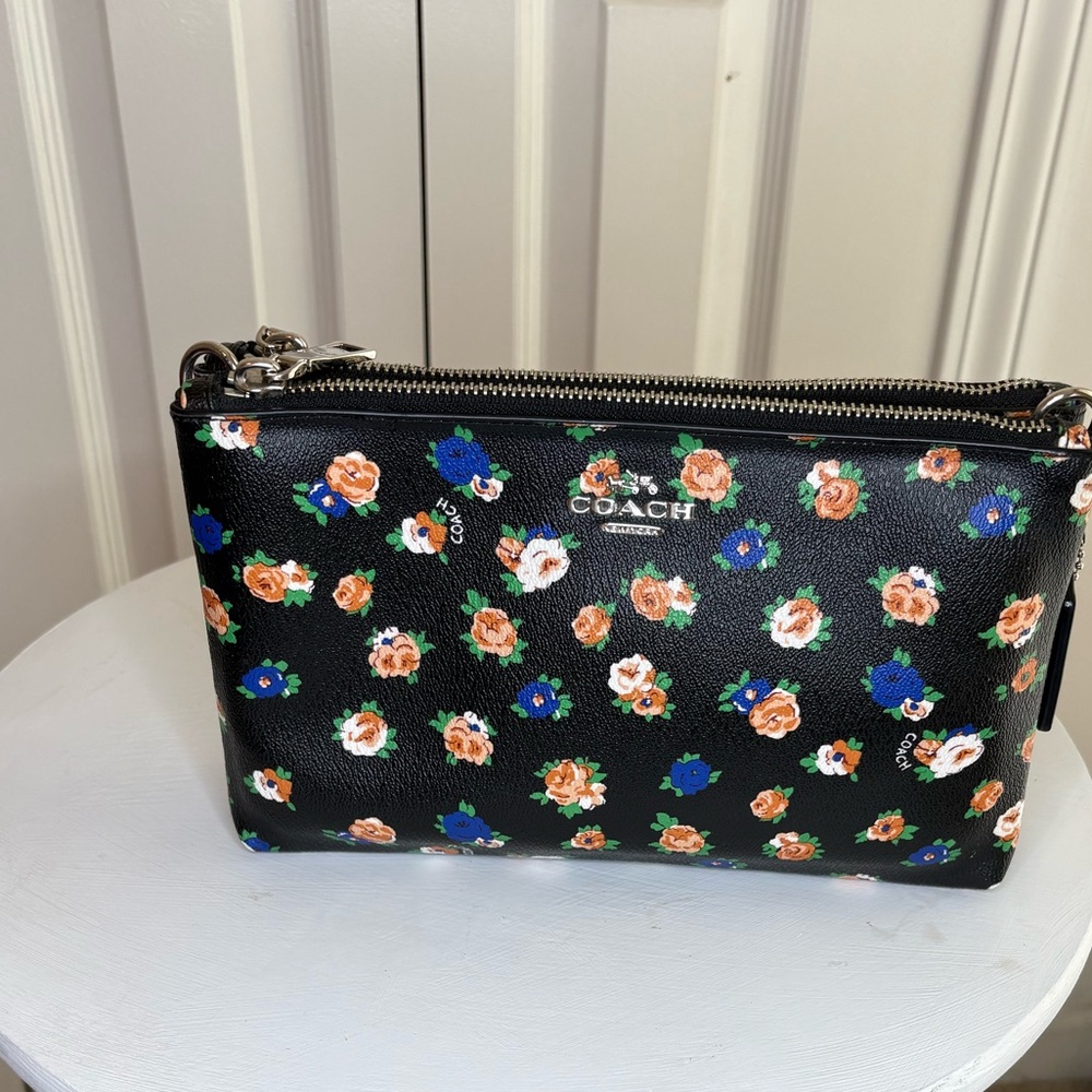 Coach Black Floral Women's Bag